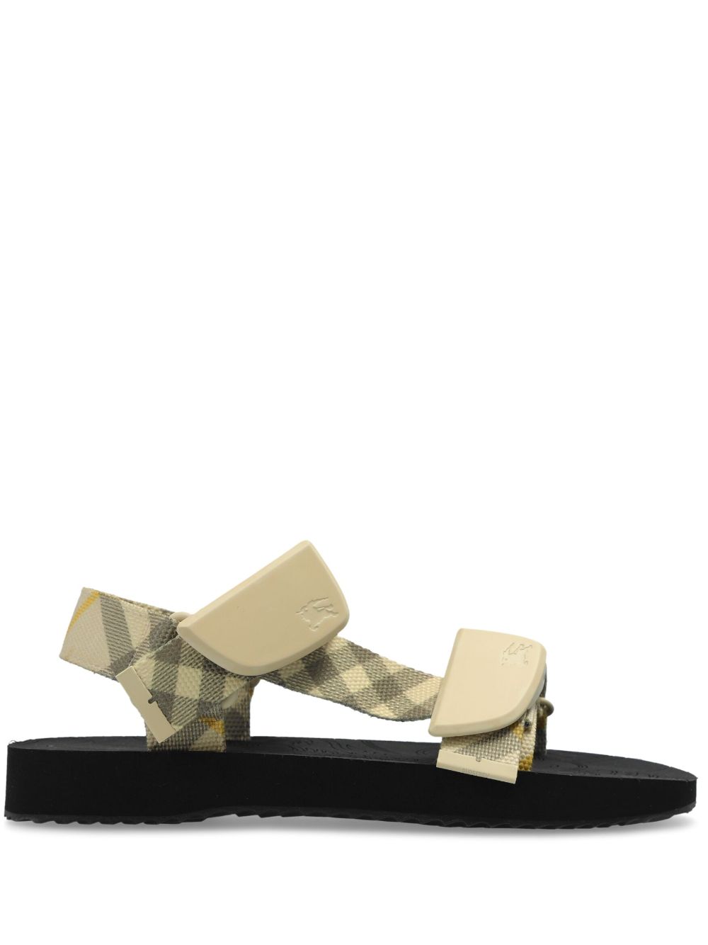 Burberry Check Trek double-strap sandals - Neutrals von Burberry