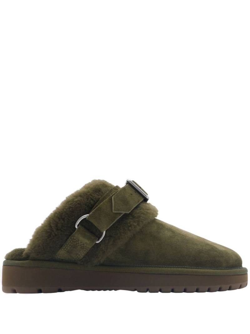 Burberry Chubby calf suede mules - Green von Burberry