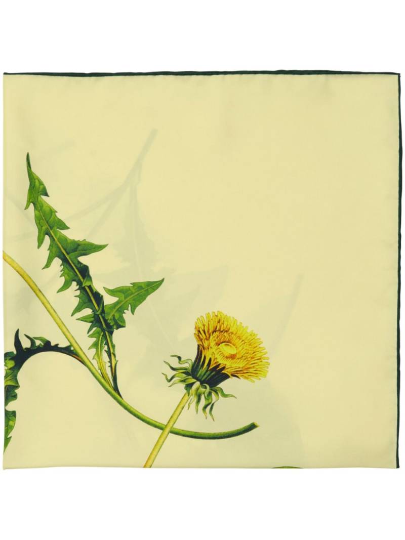 Burberry Dandelion floral-print scarf - Yellow von Burberry