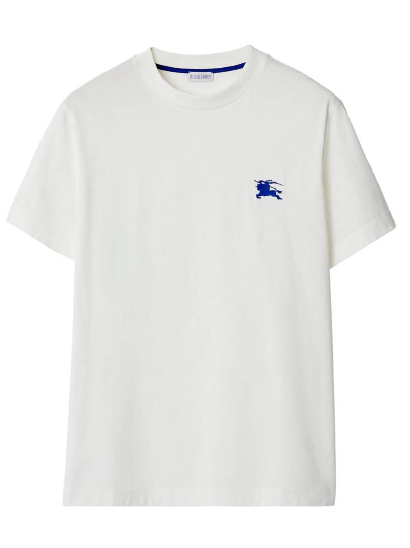 Burberry EKD-embroidered cotton T-shirt - White von Burberry