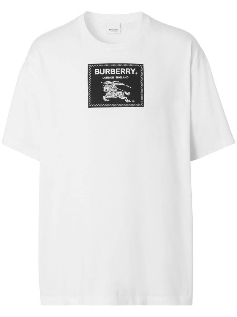 Burberry EKD appliqué T-shirt - White von Burberry