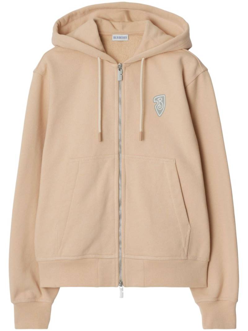 Burberry EKD cotton hoodie - Neutrals von Burberry