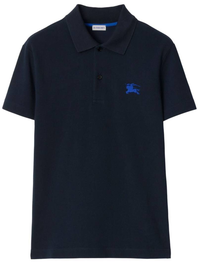 Burberry EKD cotton polo shirt - Blue von Burberry