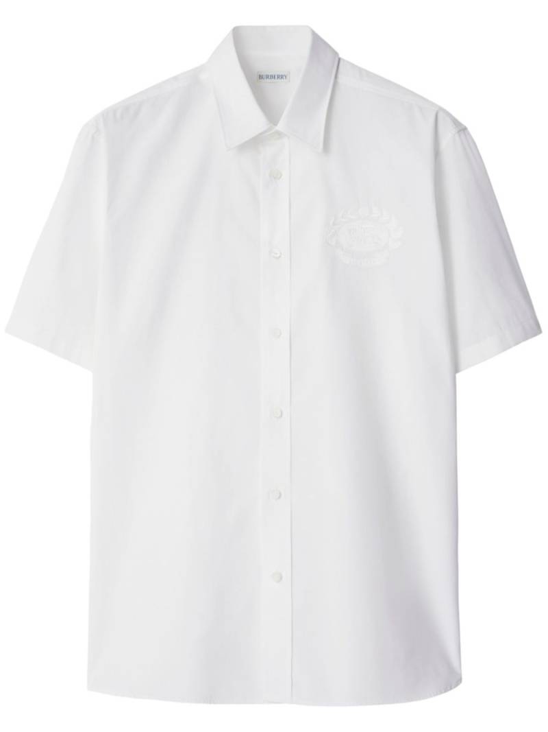 Burberry EKD cotton shirt - White von Burberry