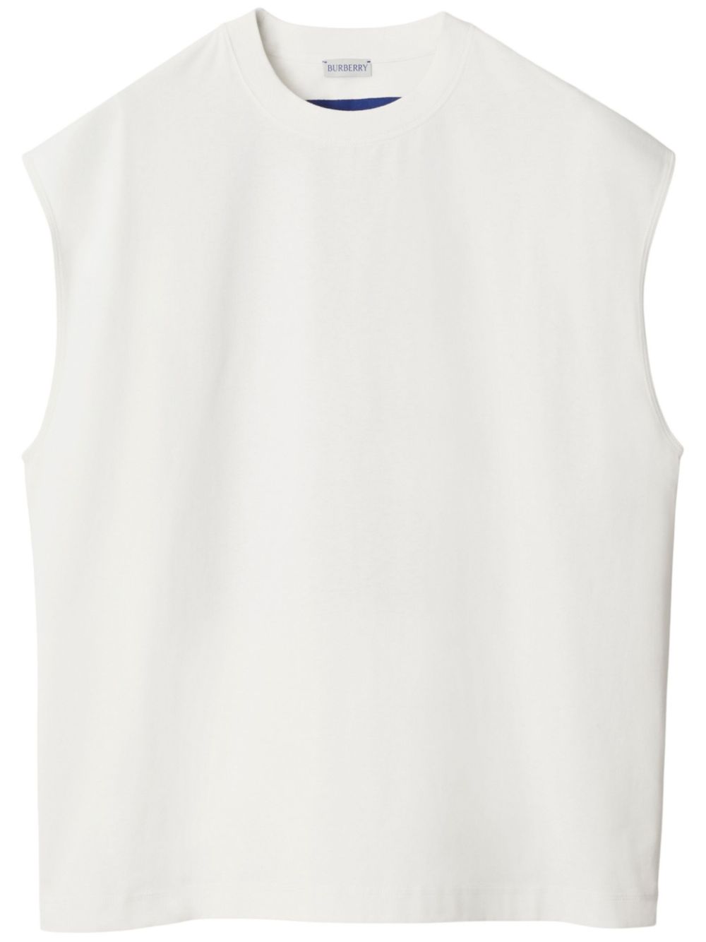 Burberry EKD cotton vest - White von Burberry