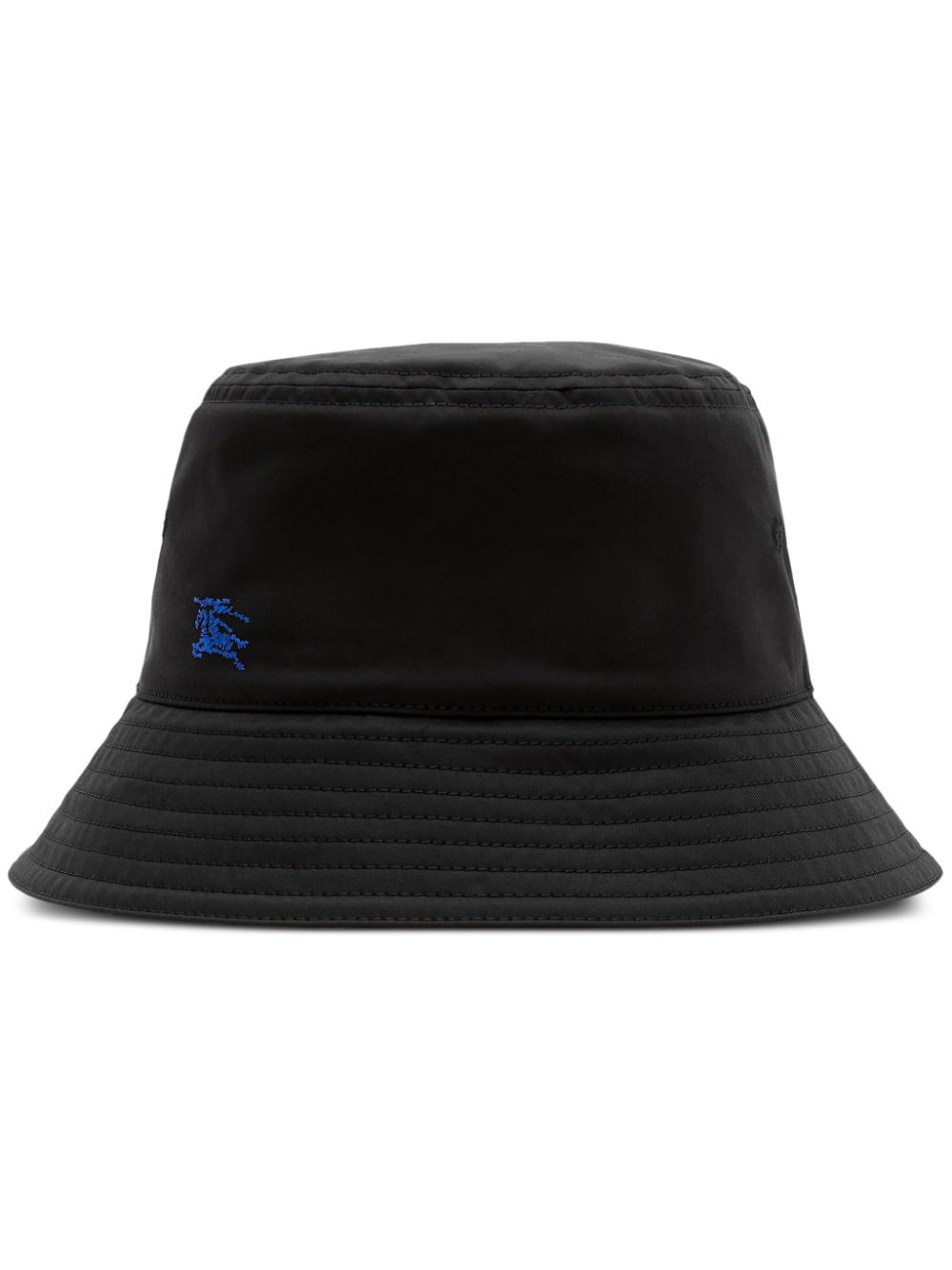 Burberry EKD logo-embroidered cotton bucket hat - Black von Burberry