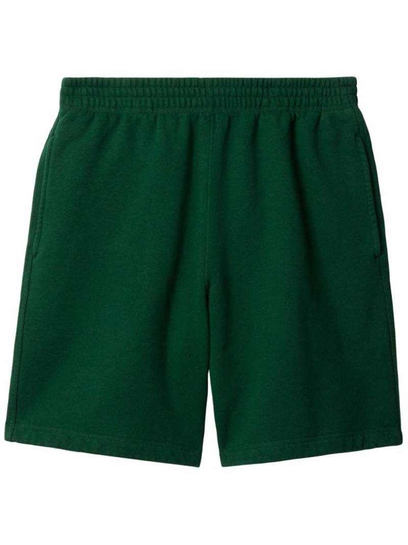 Burberry EKD-patch cotton track shorts - Green von Burberry