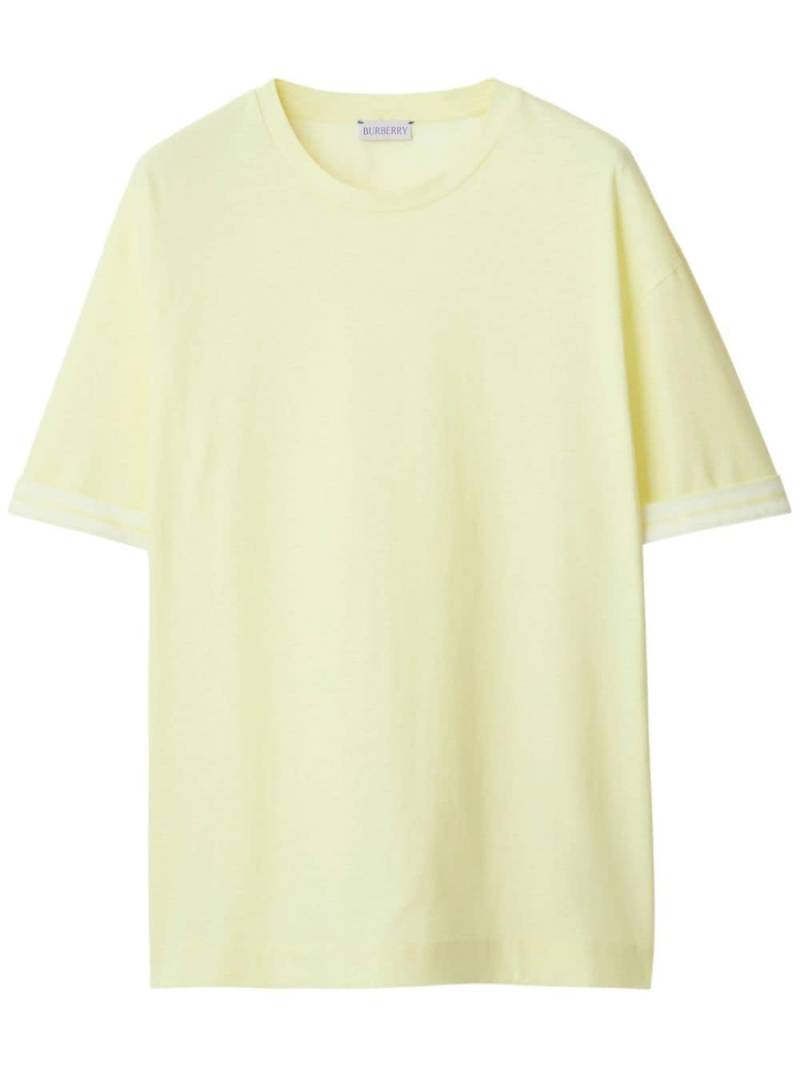 Burberry EKD-print cotton T-shirt - Yellow von Burberry