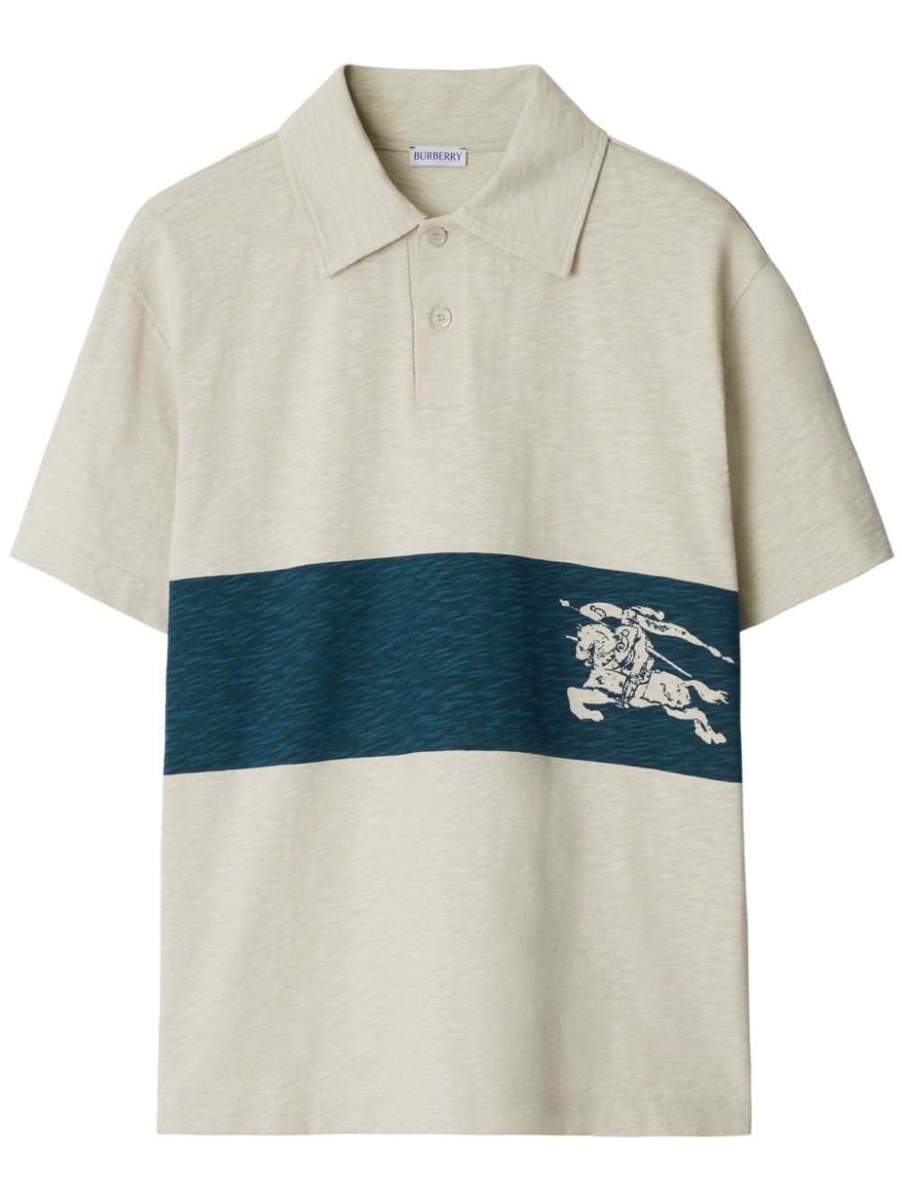 Burberry EKD striped polo shirt - Neutrals von Burberry