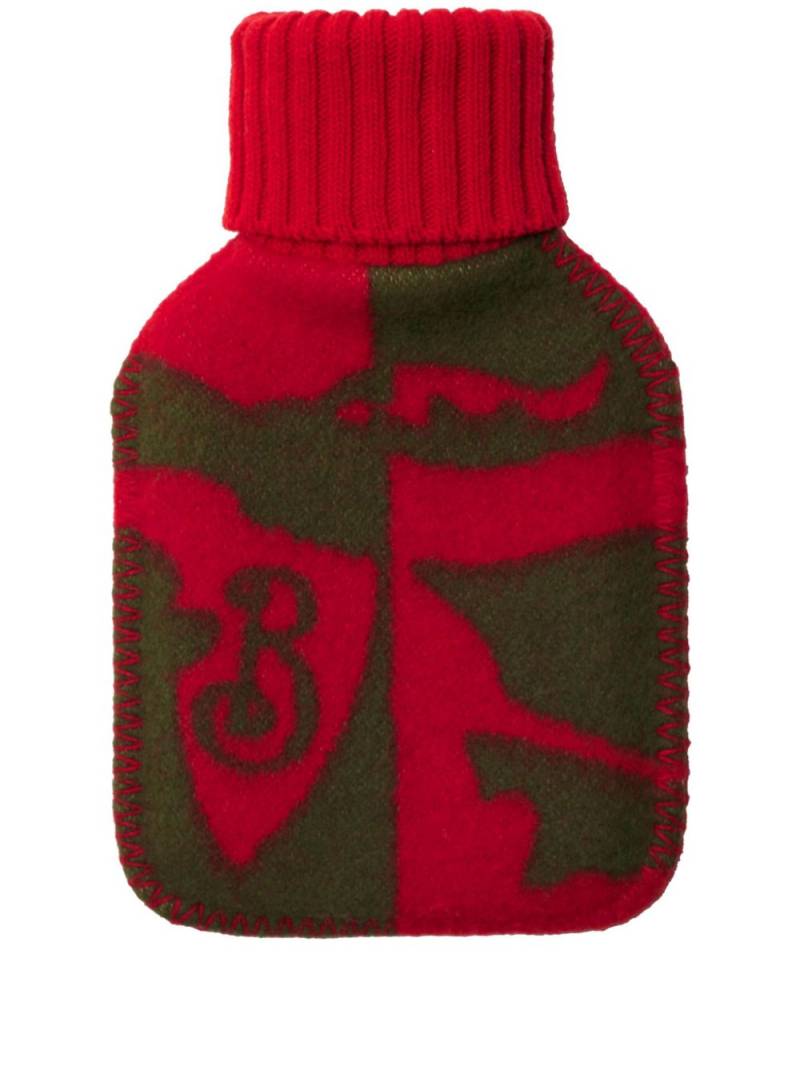 Burberry EKD wool hot water bottle - Red von Burberry