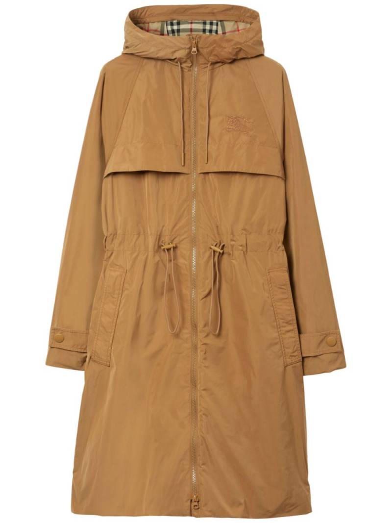 Burberry EKD zip-up hooded parka - Neutrals von Burberry