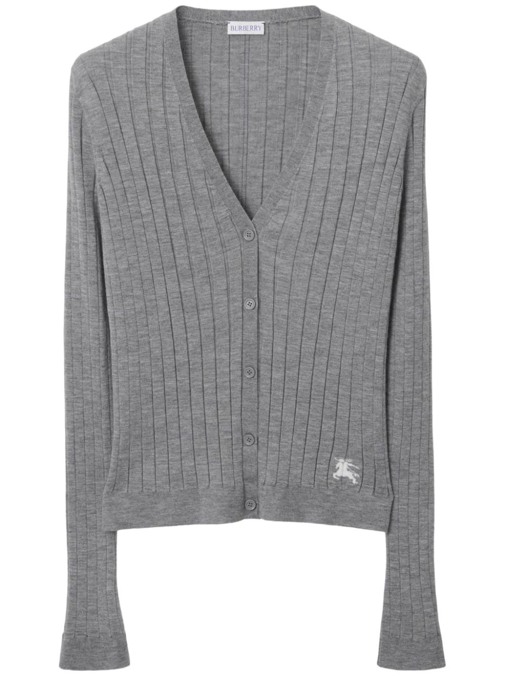 Burberry Equestrian Knight cashmere cardigan - Grey von Burberry