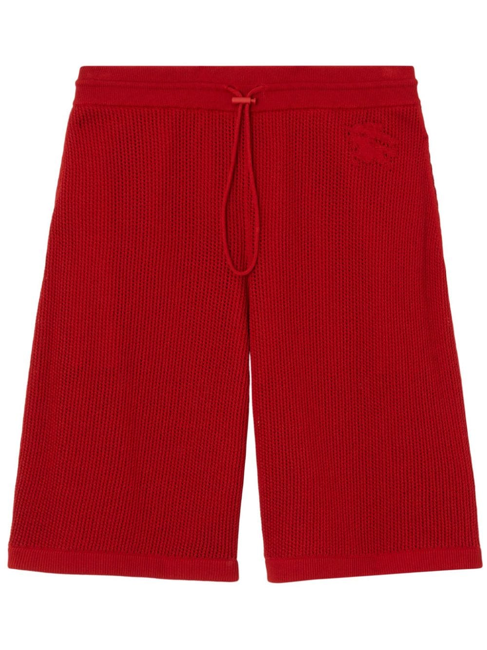 Burberry Equestrian Knight mesh shorts - Red von Burberry