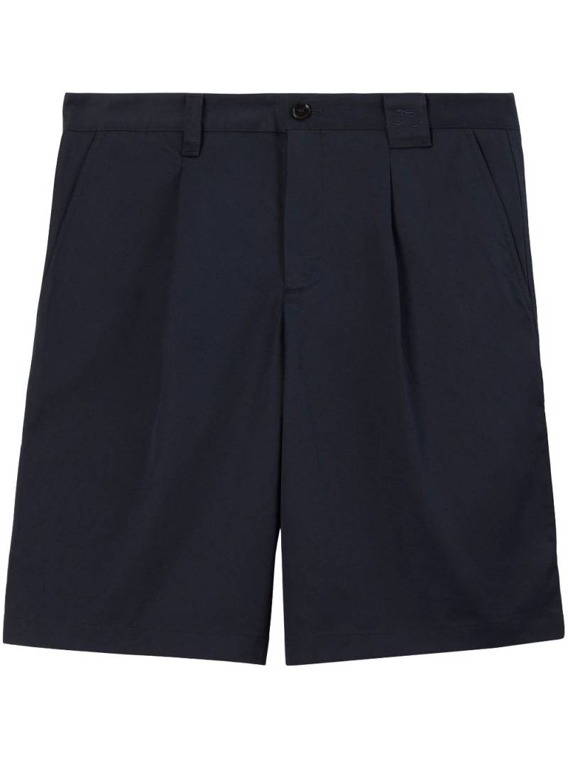 Burberry Equestrian Knight-motif cargo shorts - Blue von Burberry