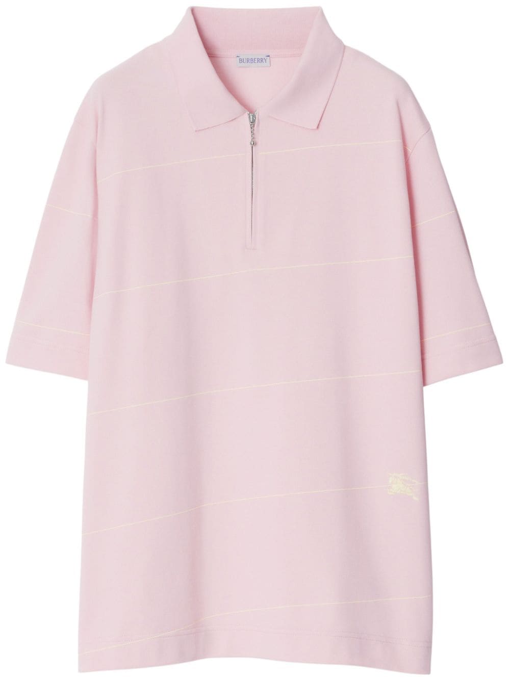 Burberry Equestrian Knight striped polo shirt - Pink von Burberry