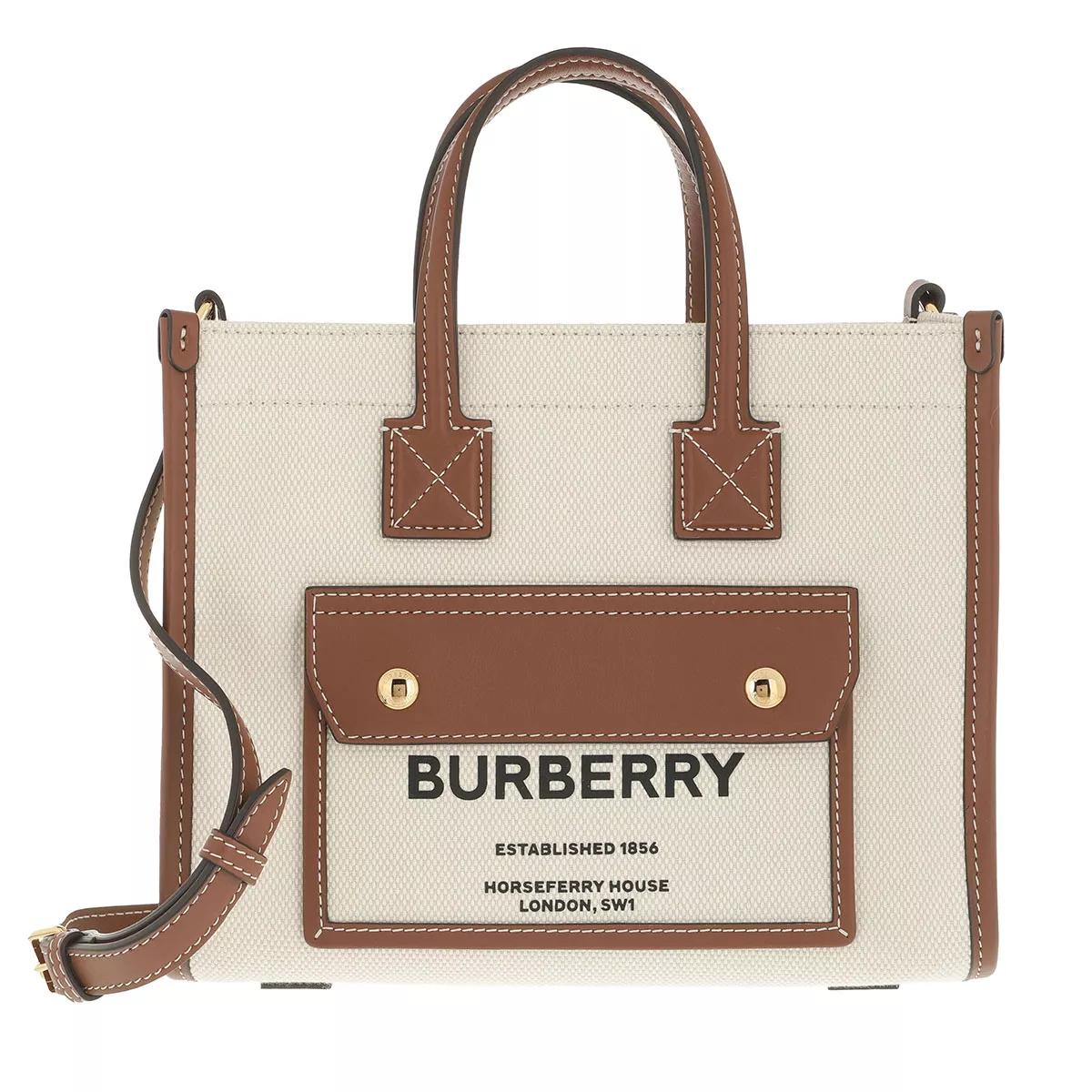 Burberry Handtasche - Mini Freya Tote Bag - Gr. unisize - in Beige - für Damen von Burberry