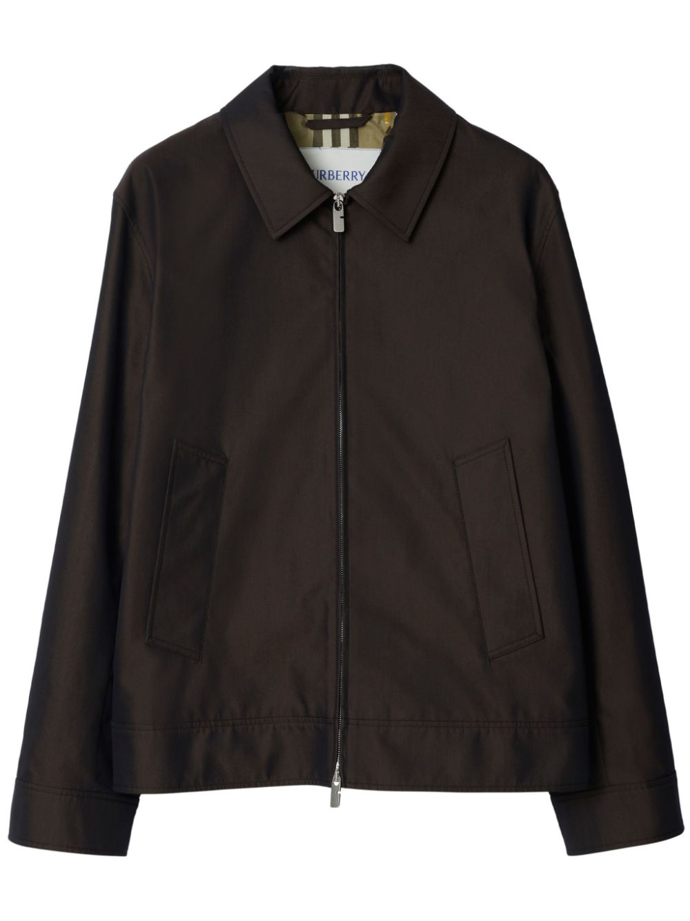 Burberry Harrington cotton shirt jacket - Brown von Burberry