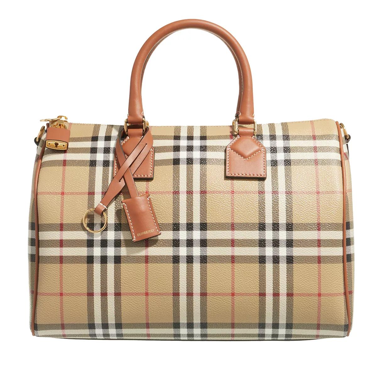 Burberry Henkeltasche - Bowling Medium Shoulder Bag - Gr. unisize - in Beige - für Damen von Burberry