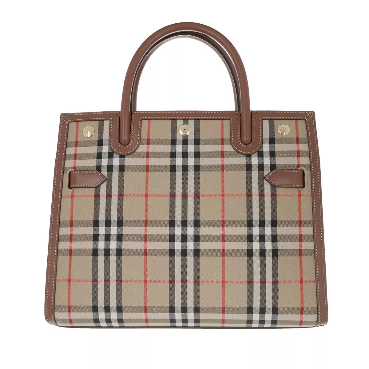 Burberry Henkeltasche - Small Title Tote Bag - Gr. unisize - in Beige - für Damen von Burberry