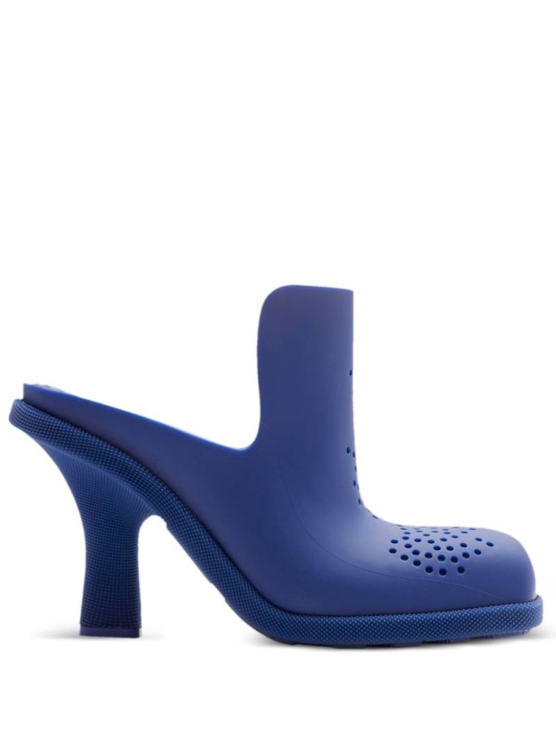 Burberry Highland rubber mules - Blue von Burberry