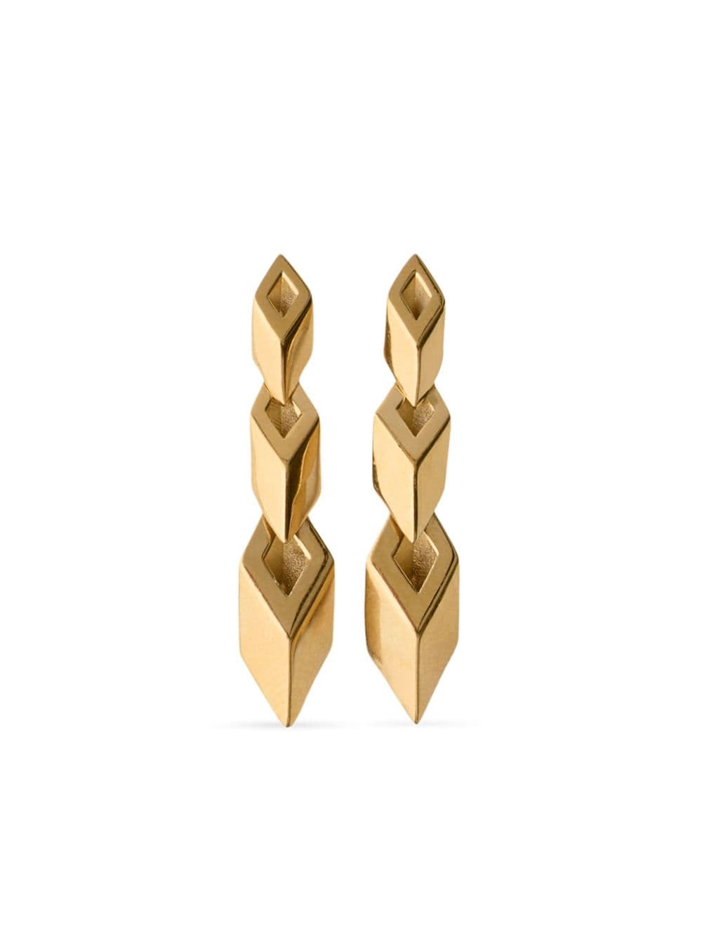 Burberry Hollow earrings - Gold von Burberry