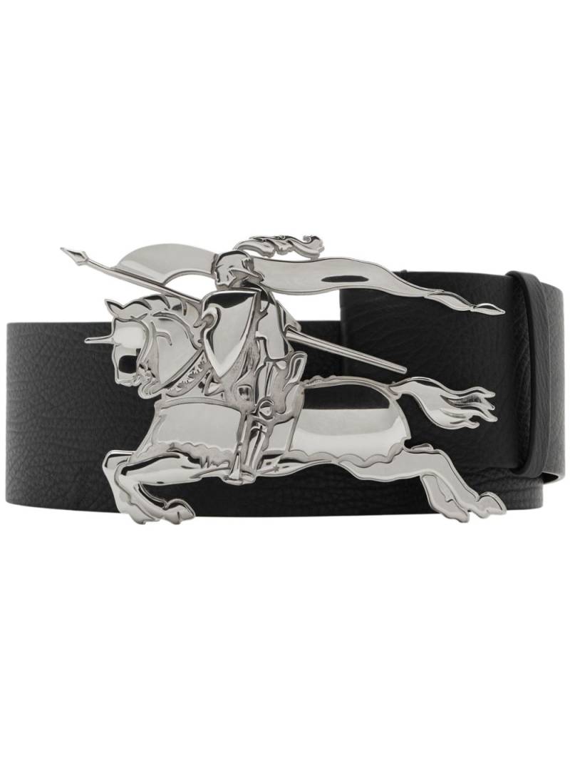 Burberry Knight leather belt - Black von Burberry