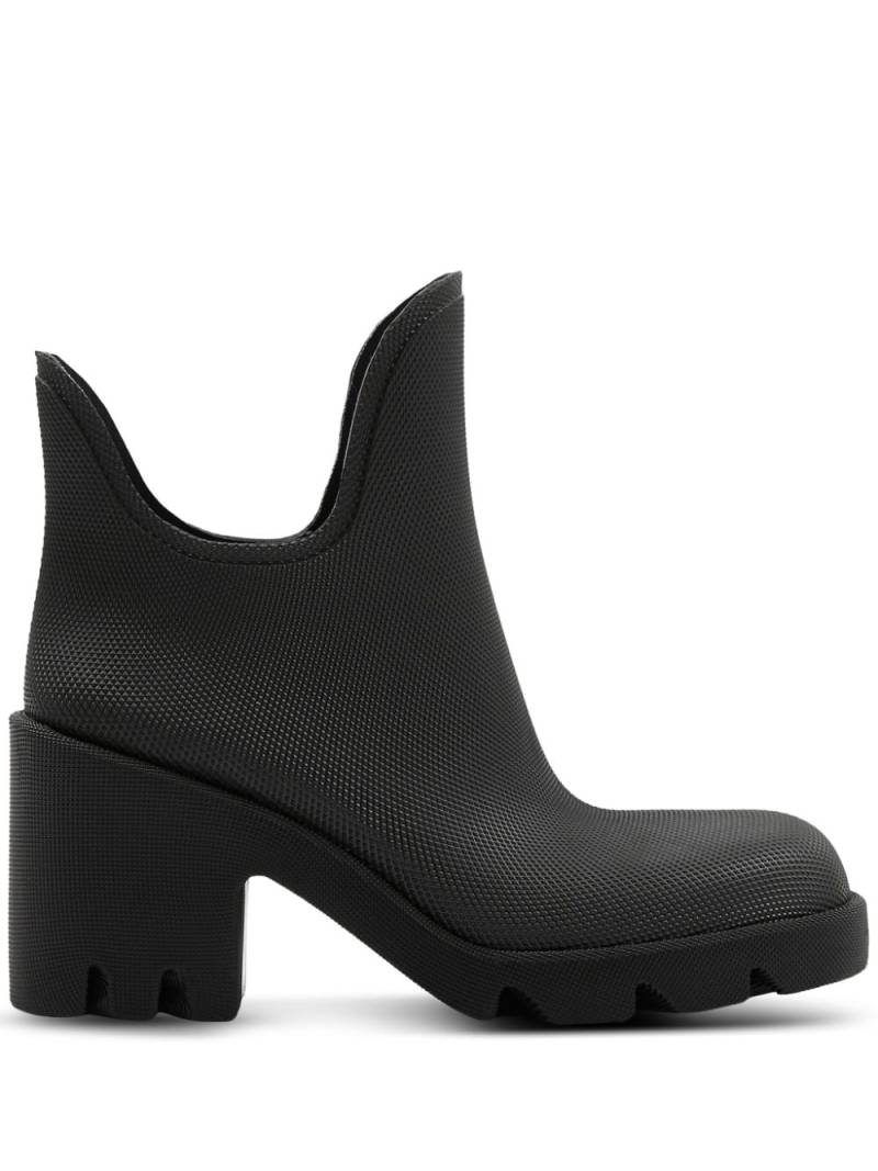 Burberry Marsh ankle rain boots - Black von Burberry