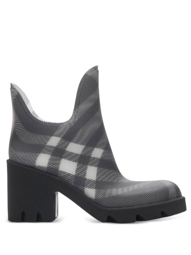 Burberry Marsh check-pattern boots - Grey von Burberry