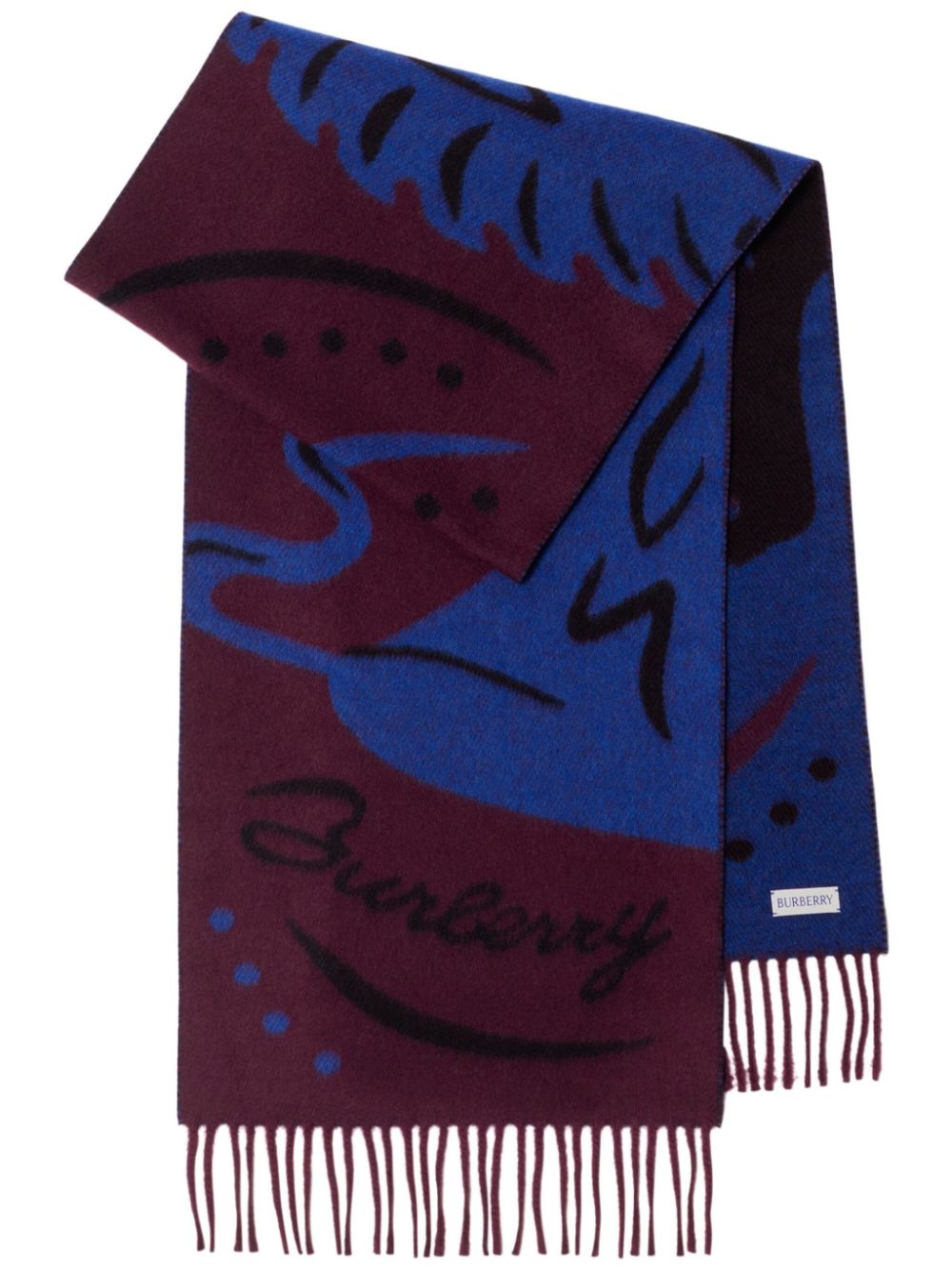 Burberry Mirrored Horse cashmere scarf von Burberry