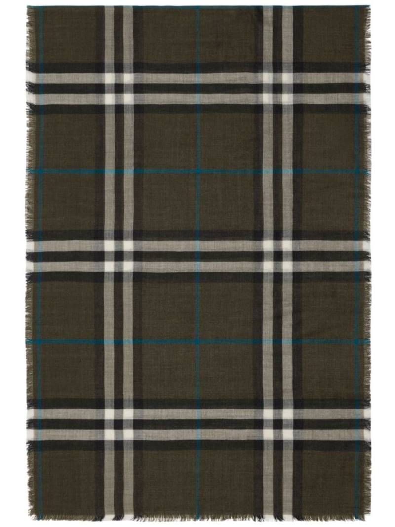 Burberry Vintage Check reversible scarf - Green von Burberry