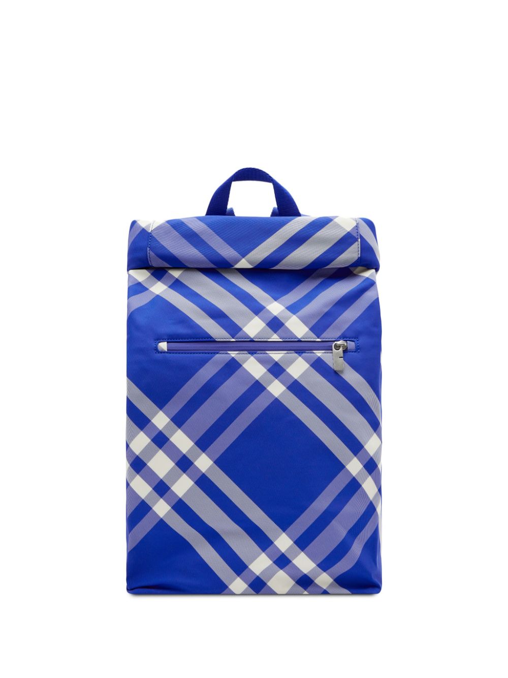 Burberry Roll jacquard checked backpack - Blue von Burberry