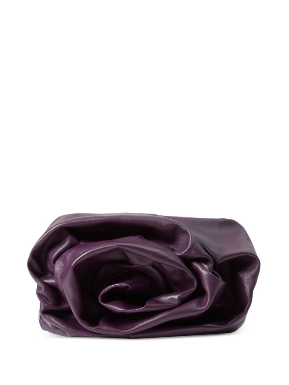 Burberry Rose leather clutch - Purple von Burberry