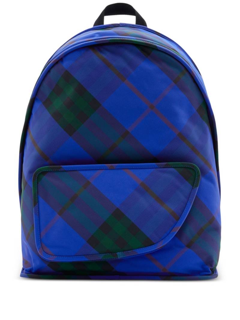 Burberry Shield Vintage Check-print backpack - Blue von Burberry