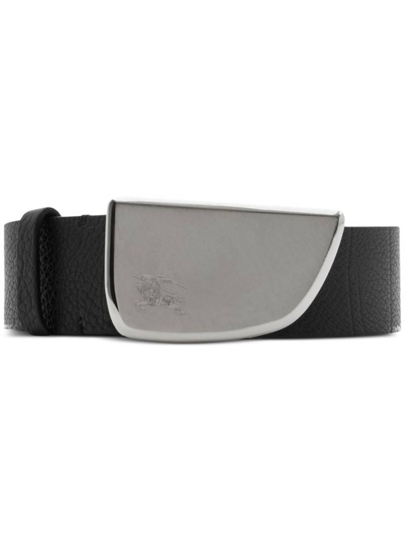 Burberry Shield leather belt - Black von Burberry