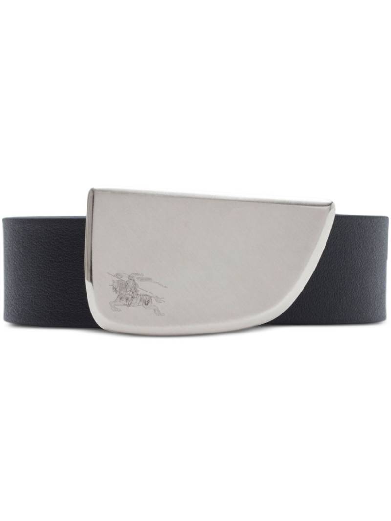 Burberry Shield leather belt - Black von Burberry