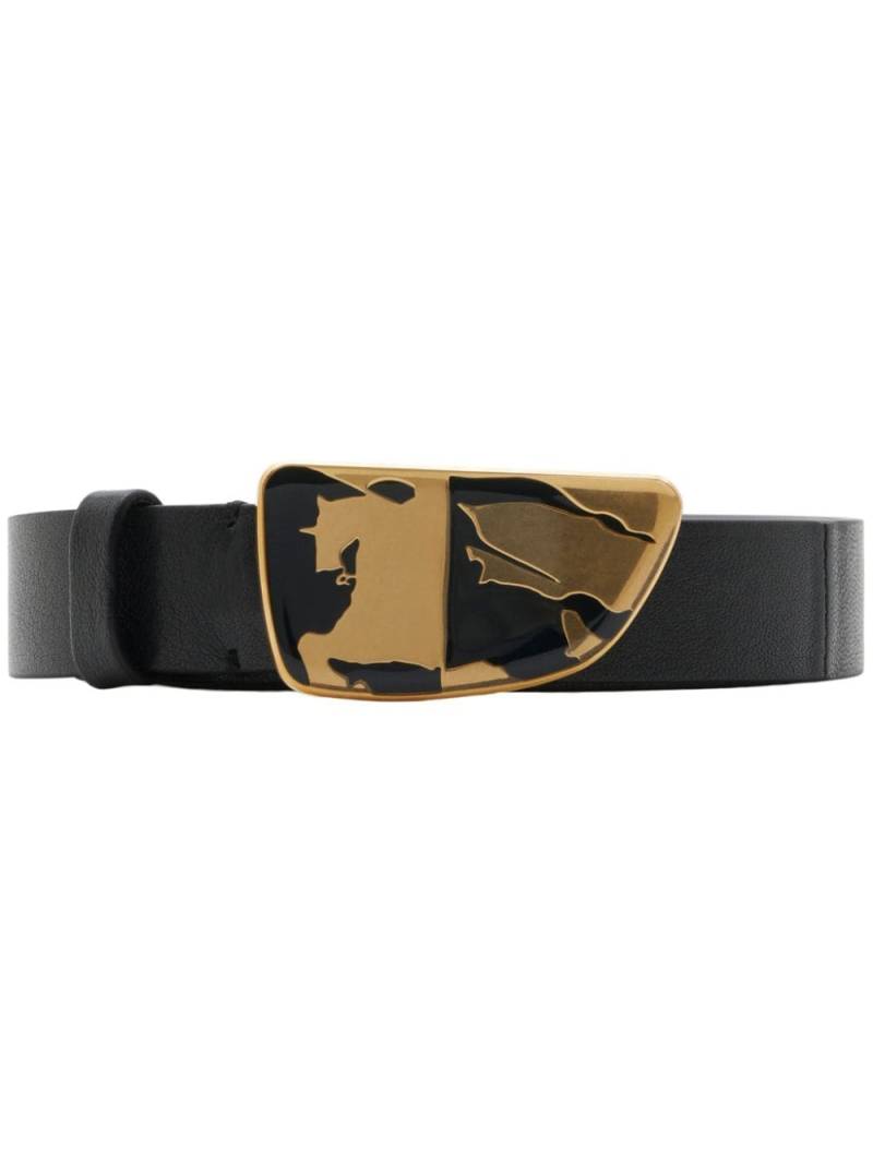 Burberry Shield leather belt - Black von Burberry