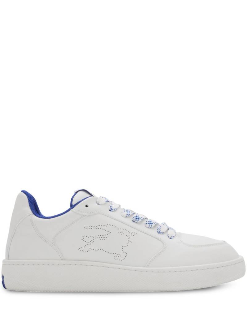 Burberry Stock leather sneakers - White von Burberry