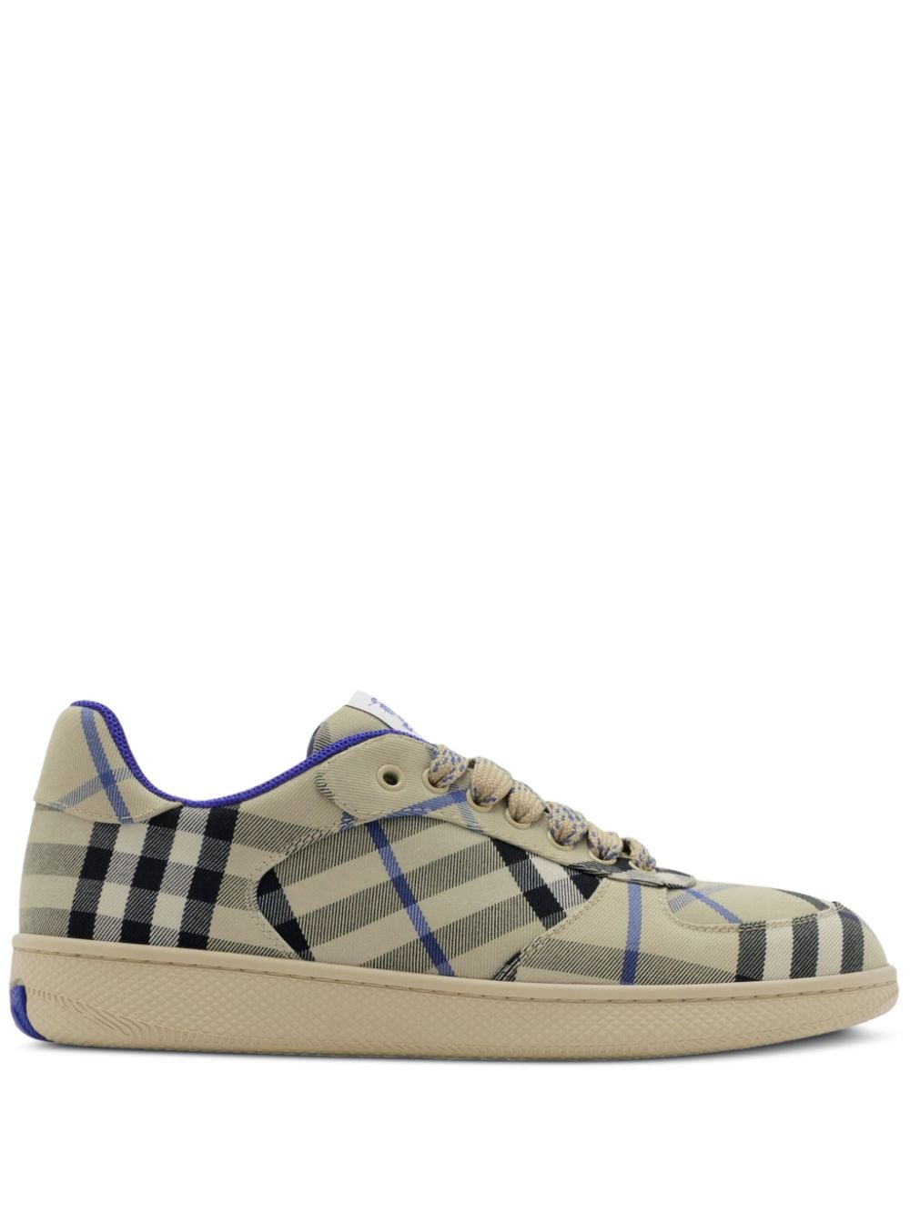 Burberry Terrace checked sneakers - Neutrals von Burberry