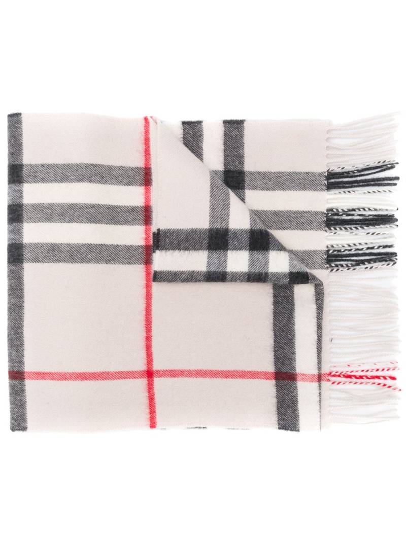 Burberry The Classic Check Cashmere Scarf - Neutrals von Burberry