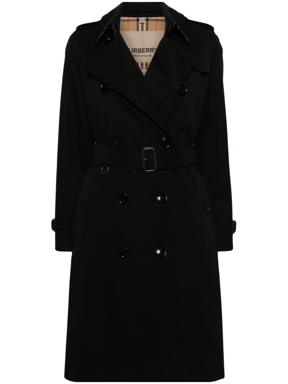 Burberry The Kensington trench coat - Black von Burberry