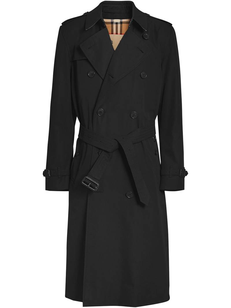 Burberry The Long Kensington Heritage Trench Coat - Black von Burberry