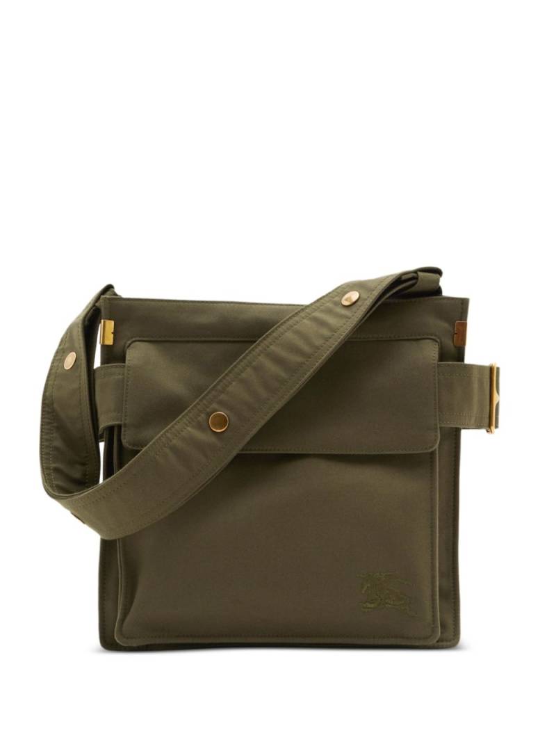 Burberry Trench logo-embroidered messenger bag - Green von Burberry