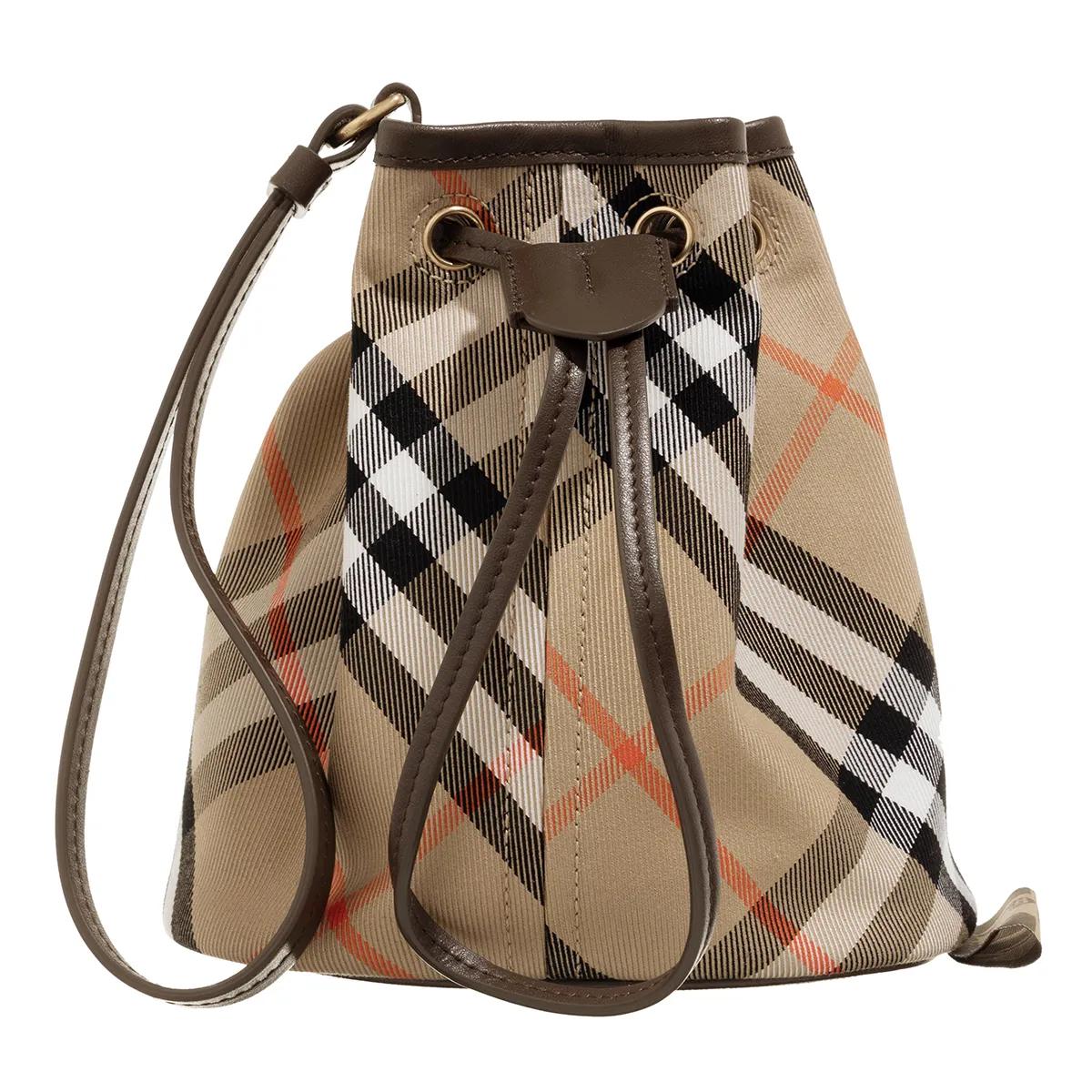 Burberry Umhängetasche - Essential Drawstring - Gr. unisize - in Beige - für Damen von Burberry