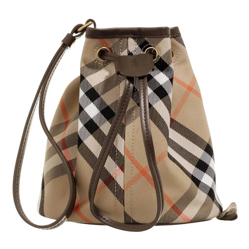 Burberry Umhängetasche - Essential Drawstring - Gr. unisize - in Beige - für Damen von Burberry