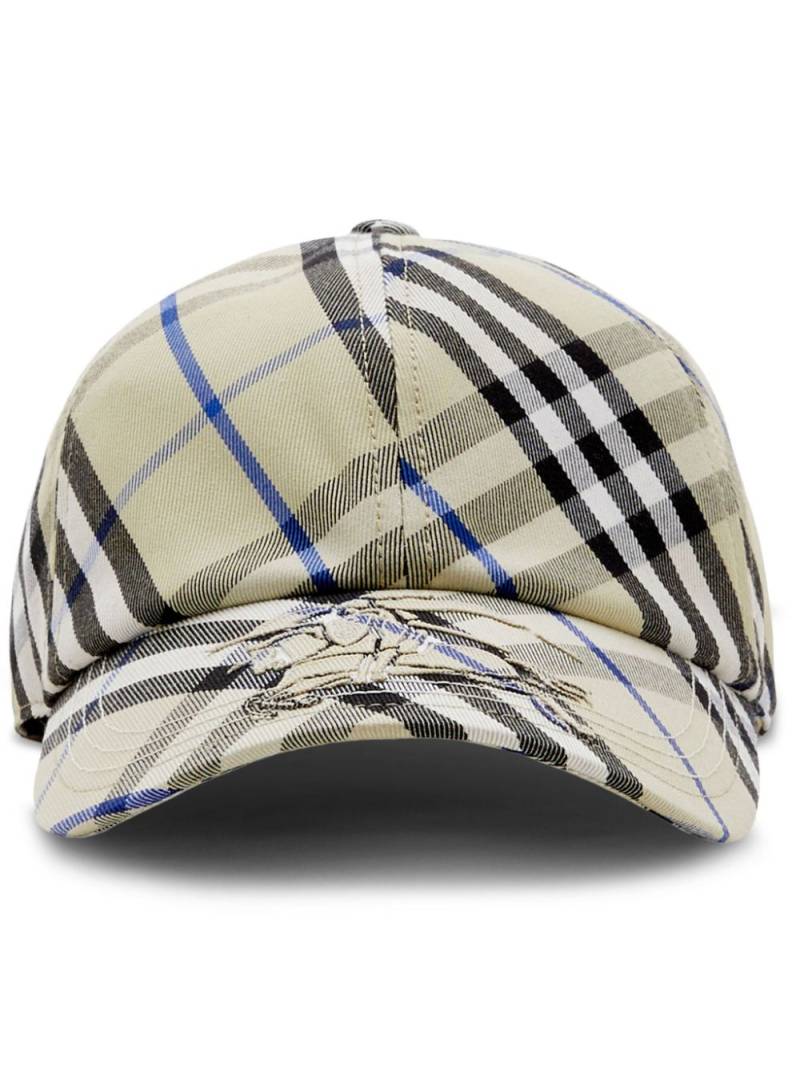 Burberry Vintage Check baseball cap - Neutrals von Burberry