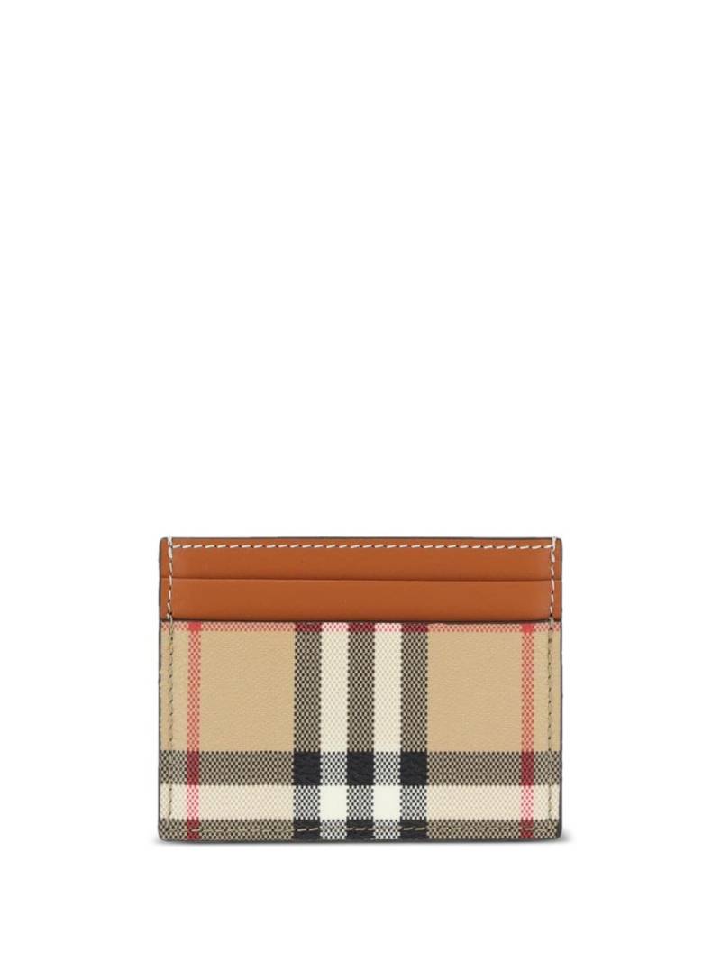 Burberry Vintage-Check card holder - Neutrals von Burberry