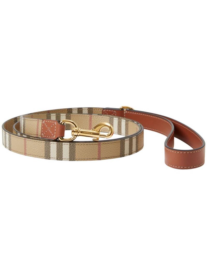 Burberry Vintage Check dog lead - Neutrals von Burberry