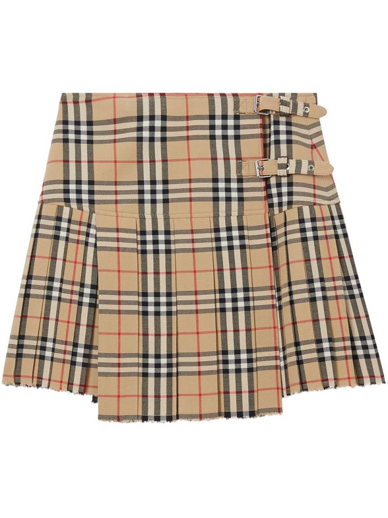 Burberry Vintage Check kilt - Neutrals von Burberry