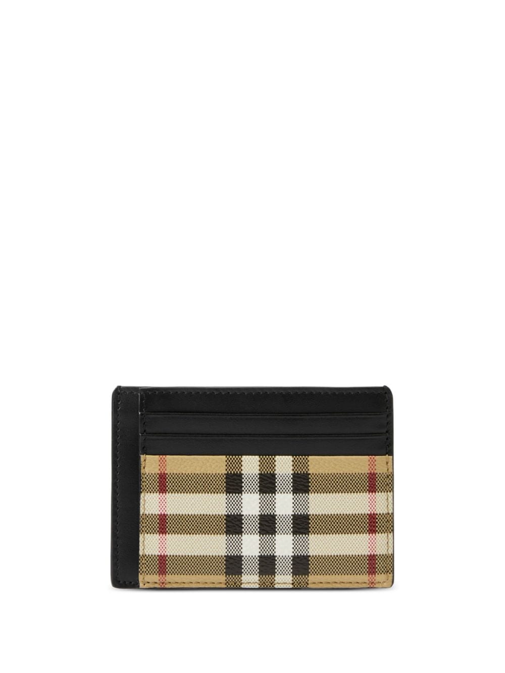 Burberry Vintage Check logo-engraved cardholder - Black von Burberry