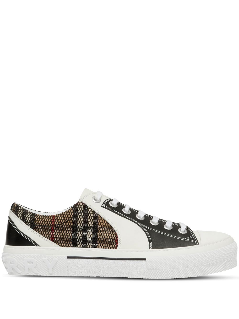 Burberry Vintage Check mesh low-top sneakers - Black von Burberry